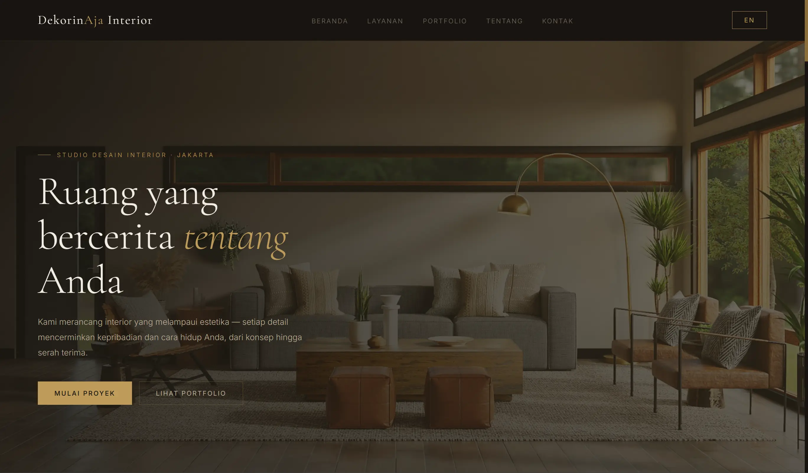 Landing Page Dummmy Interior
